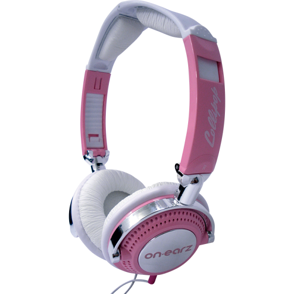 On-Earz OE-LOL02 Lollipop Headphones - Pink 